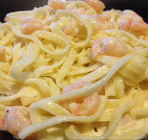 Shrimp Alfredo photo by Jack Parnell